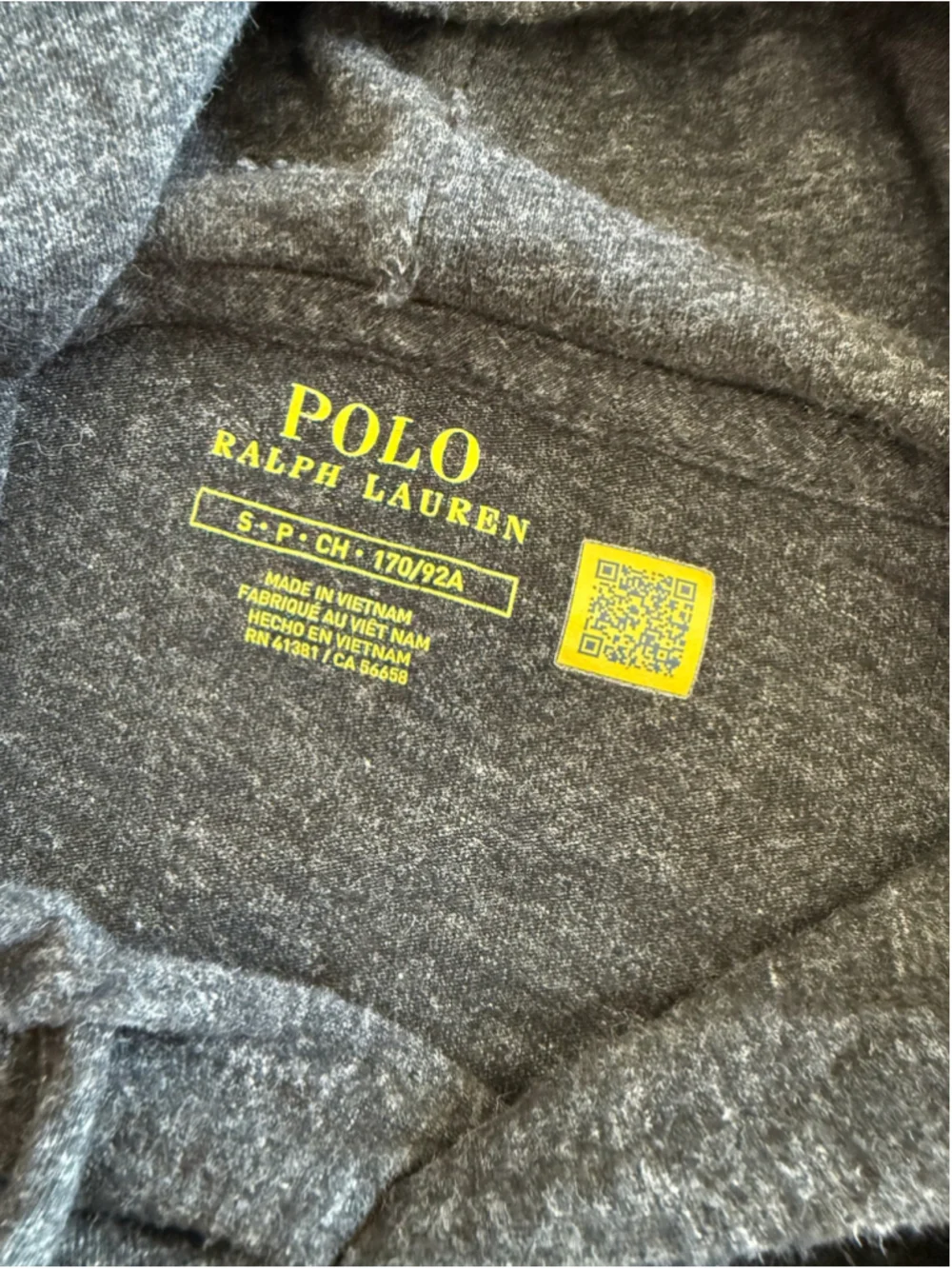 Men's Polo Ralph Lauren Hoodie Sweatshirt Size M Black White Logo
